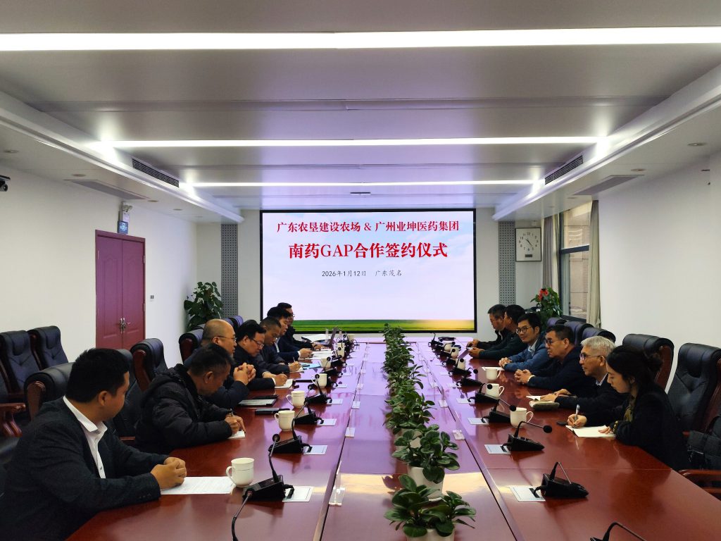茂名農(nóng)墾與廣州業(yè)坤醫(yī)藥集團(tuán)攜手合作，深化“農(nóng)墾+藥企”融合共促南藥產(chǎn)業(yè)高質(zhì)量發(fā)展